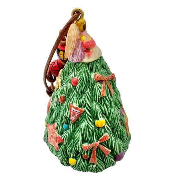 Vtg 2000 Hallmark Keepsake Ornament Angel Blessed Tree Beaded Leather Strap - Picture 11 of 11